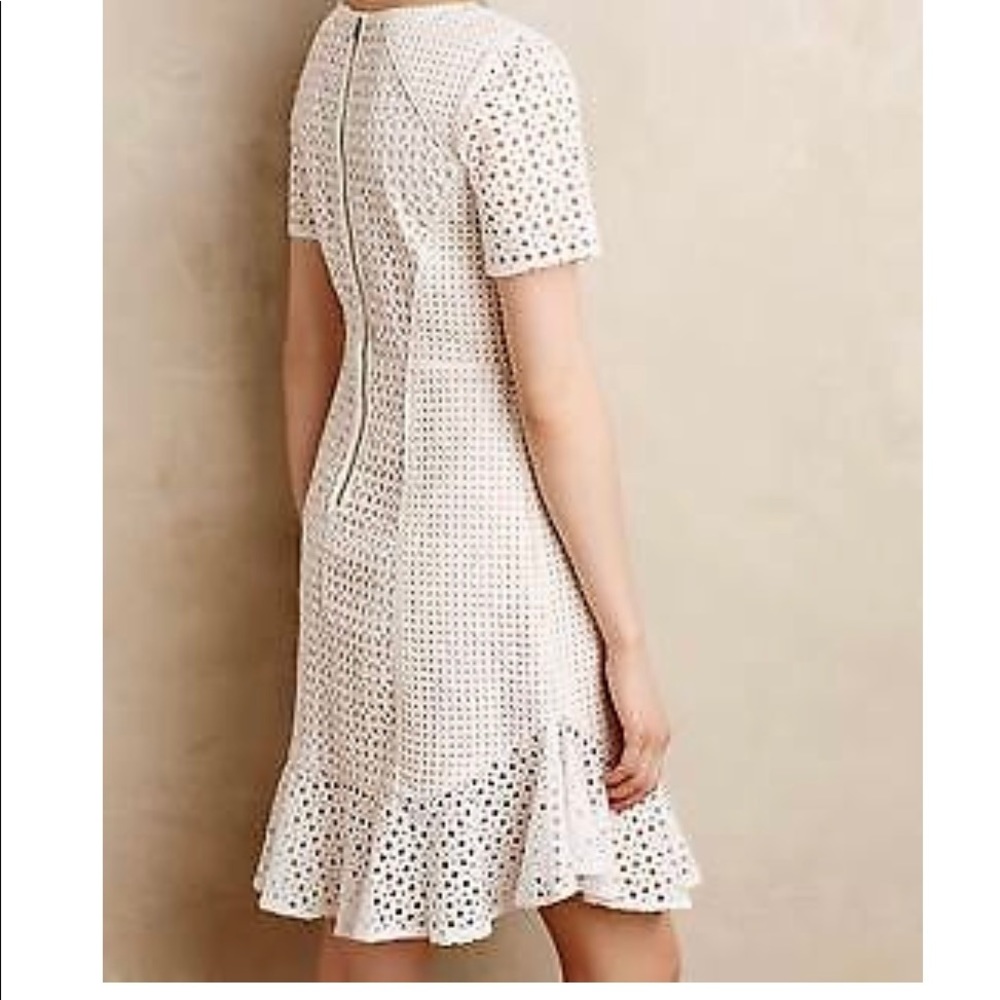 Anthropologie HD eyelet fitted dress 👗 - Picture 1 of 6